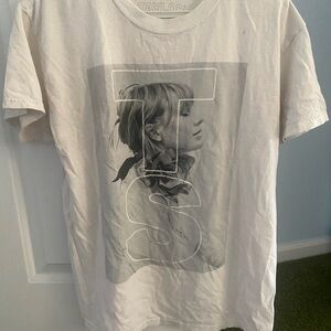 Taylor Swift Cream Short Sleeve Tee